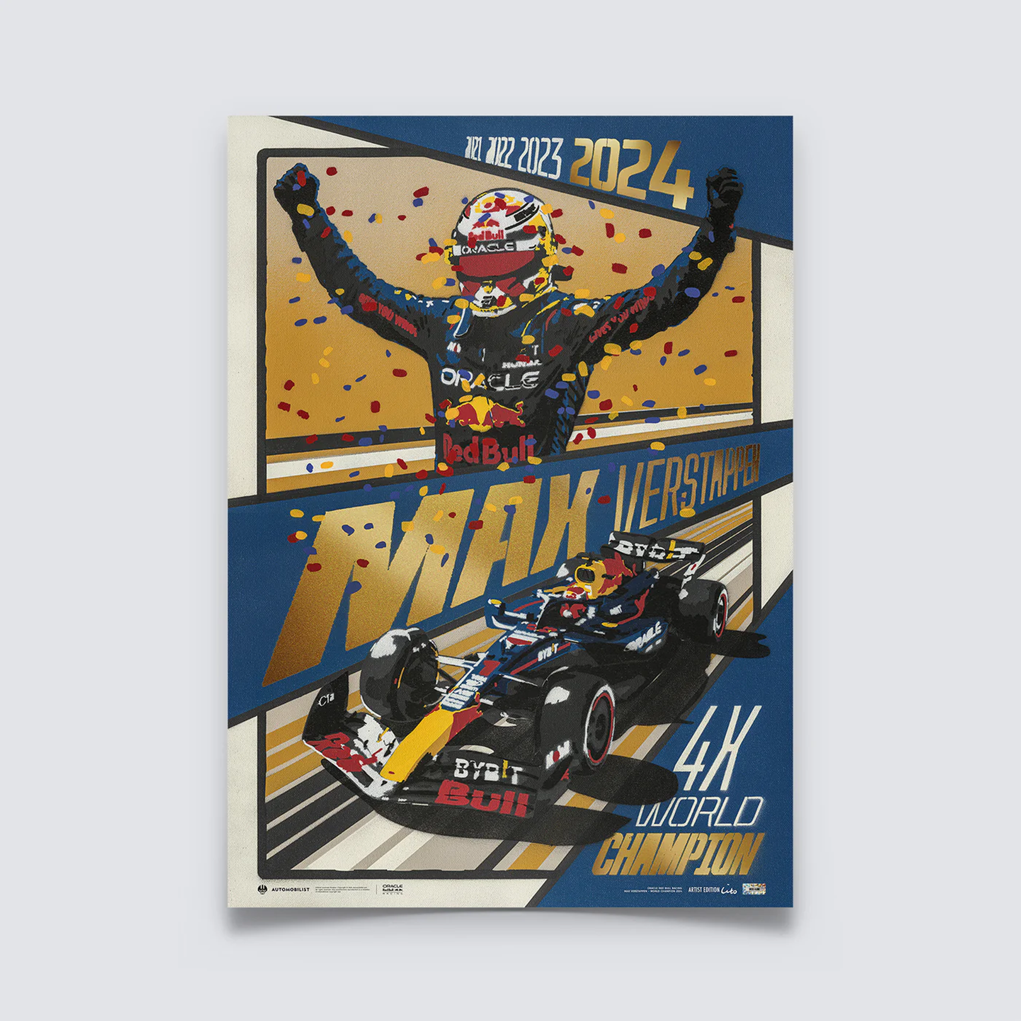 Automobilist | 2024 F1® World Drivers' Champion - Collector's Edition Poster-Poster-Automobilist-gpx-store