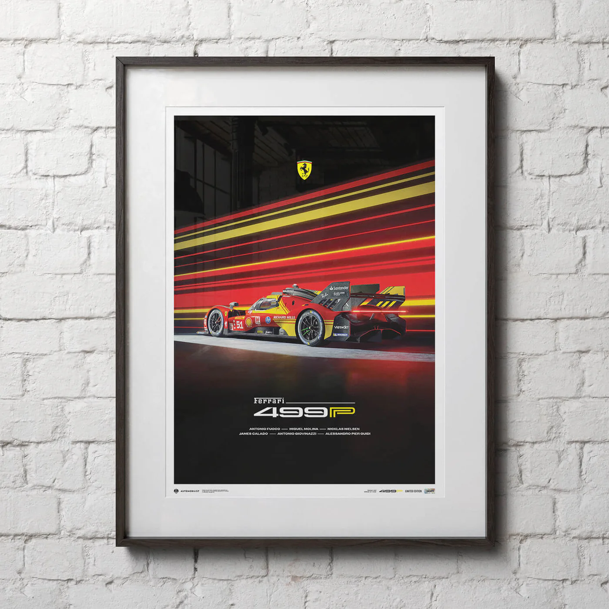 Automobilist | Ferrari 499P - 2024 World Endurance Championship Ferrari Poster-Poster-Automobilist-gpx-store