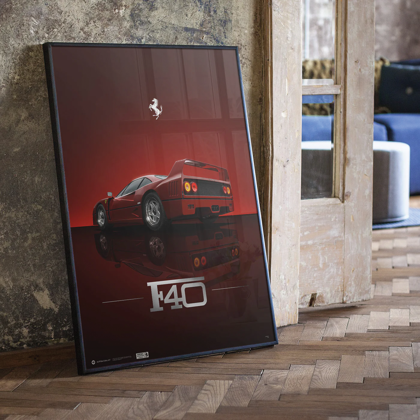 Automobilist | Ferrari F40 - Icon of an Era Official Poster-Poster-Automobilist-gpx-store
