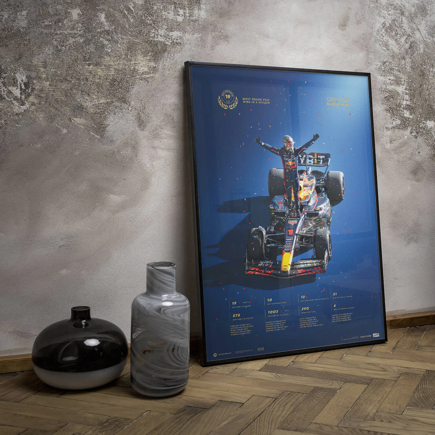 Automobilist | Max Verstappen 2023 Record-breaking Season Poster-Poster-Automobilist-gpx-store