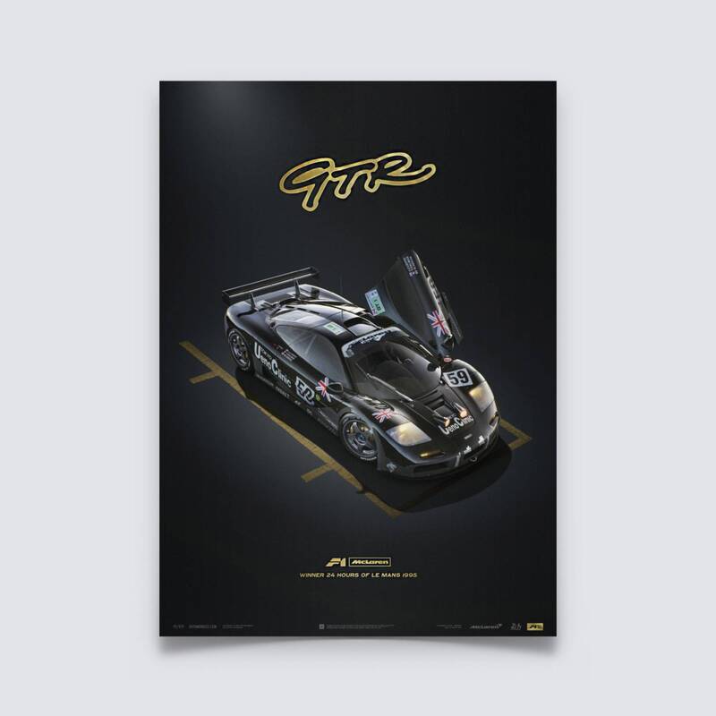 Automobilist | McLaren F1 GTR - 24h Le Mans | Collector's Edition-Poster-Automobilist-gpx-store