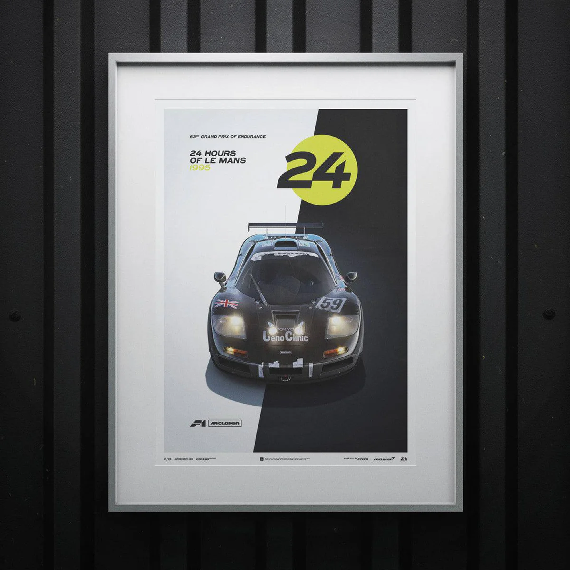 Automobilist | McLaren F1 GTR 24h Le Mans Poster-Poster-Automobilist-gpx-store