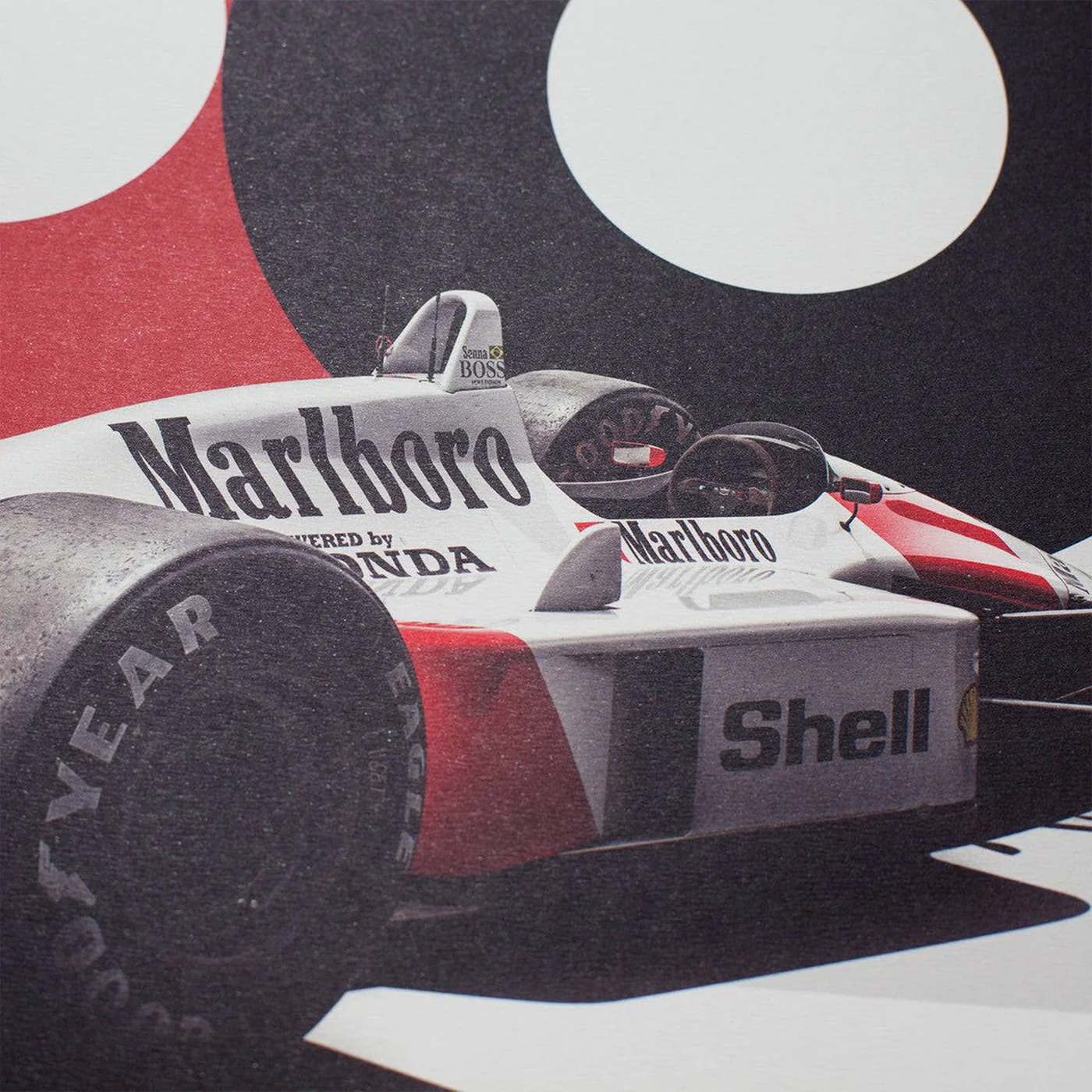 Automobilist | McLaren MP4/4 - Ayrton Senna San Marino GP 1988-Poster-Automobilist-gpx-store