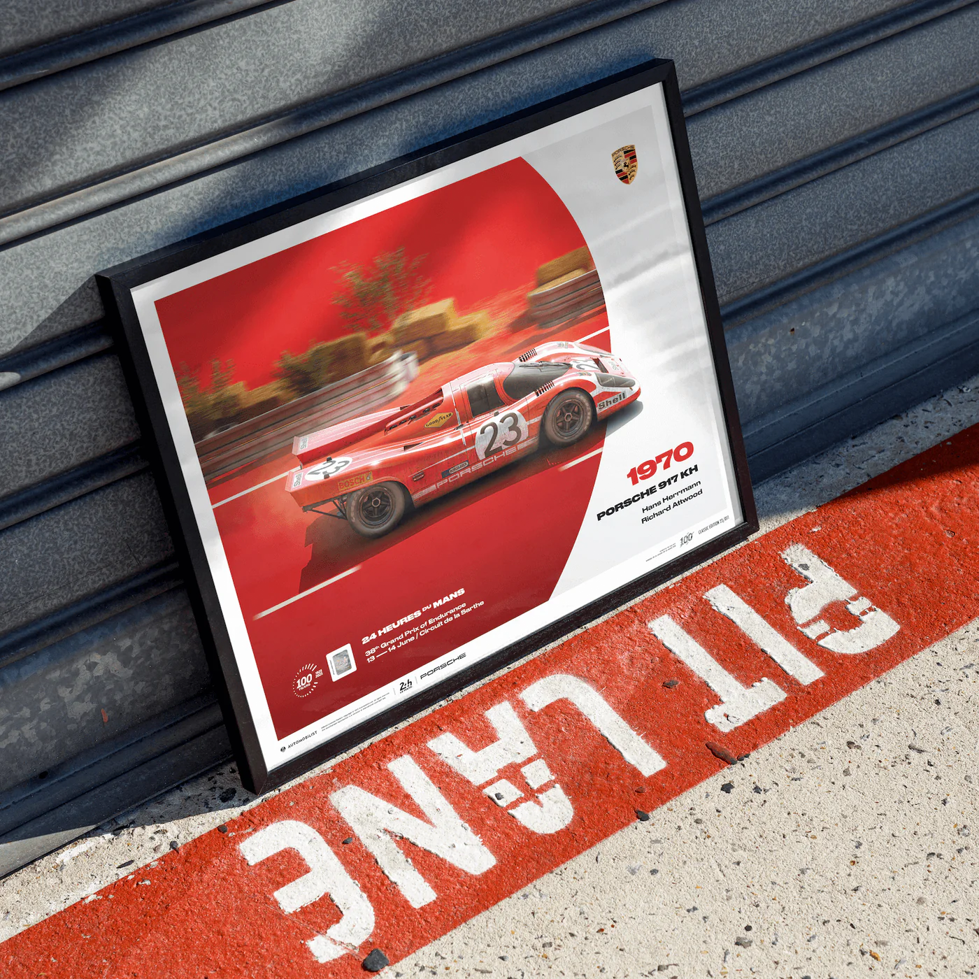 Automobilist | Porsche 917 KH - 1970 100th Anniversary - 24h Le Mans Poster-Poster-Automobilist-gpx-store