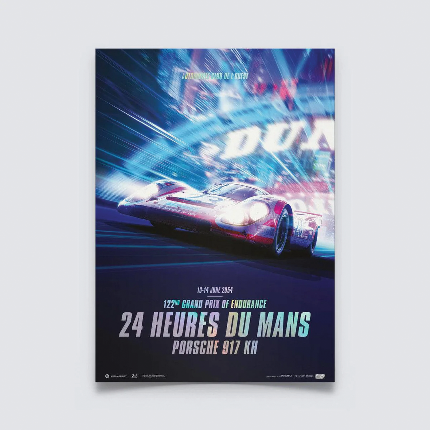 Automobilist | Porsche 917 KH 2054 Future - Collector's Edition 24h Le Mans Poster-Poster-Automobilist-gpx-store