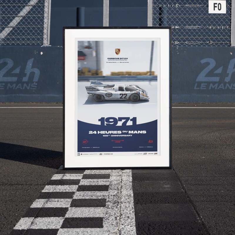 Automobilist | Porsche 917 KH - 24h Le Mans - 100th Anniversary - 1971 | Limited Edition-Poster-Automobilist-gpx-store