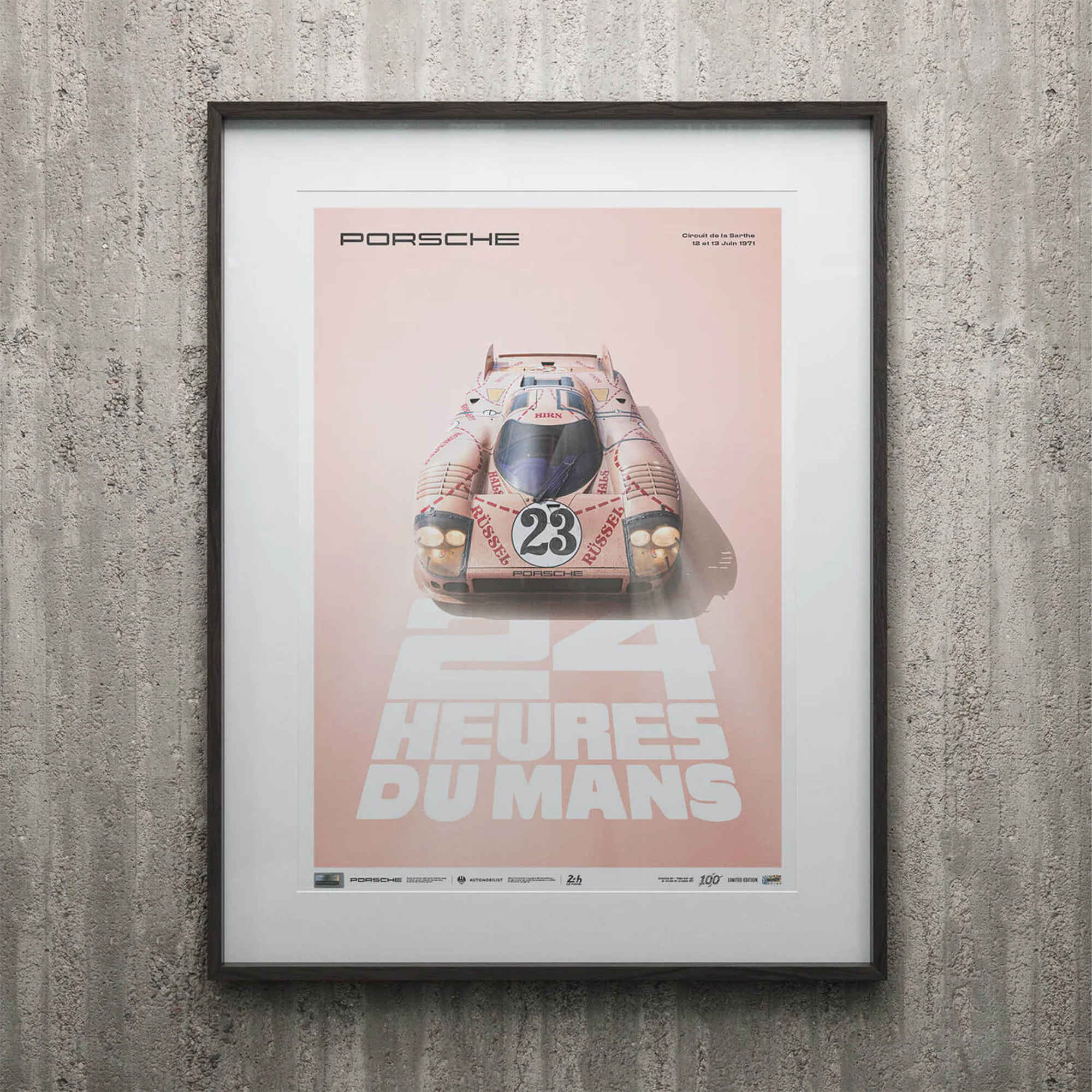 Automobilist | Porsche 917/20 - 971 Pink Pig - 24h Heures du Mans Poster-Poster-Automobilist-gpx-store