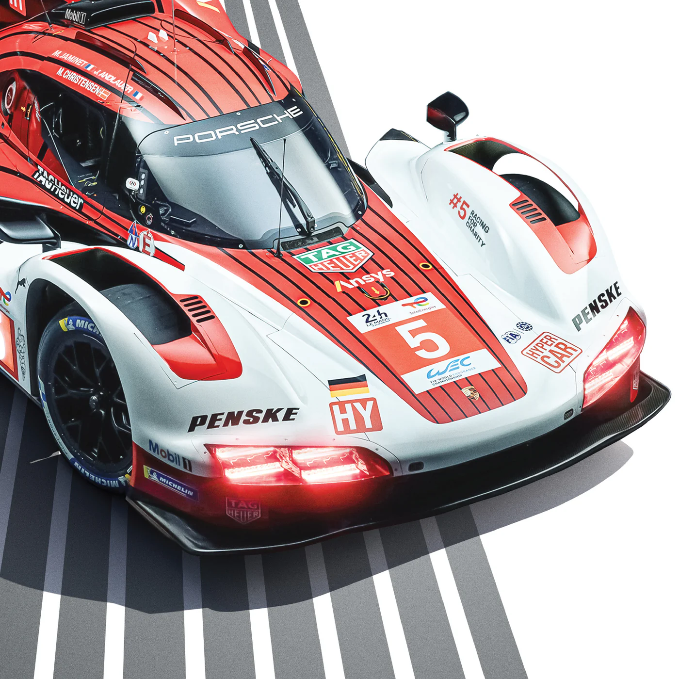 Automobilist | Porsche 963 24h of Le Mans 2025 Official Poster-Poster-Automobilist-gpx-store