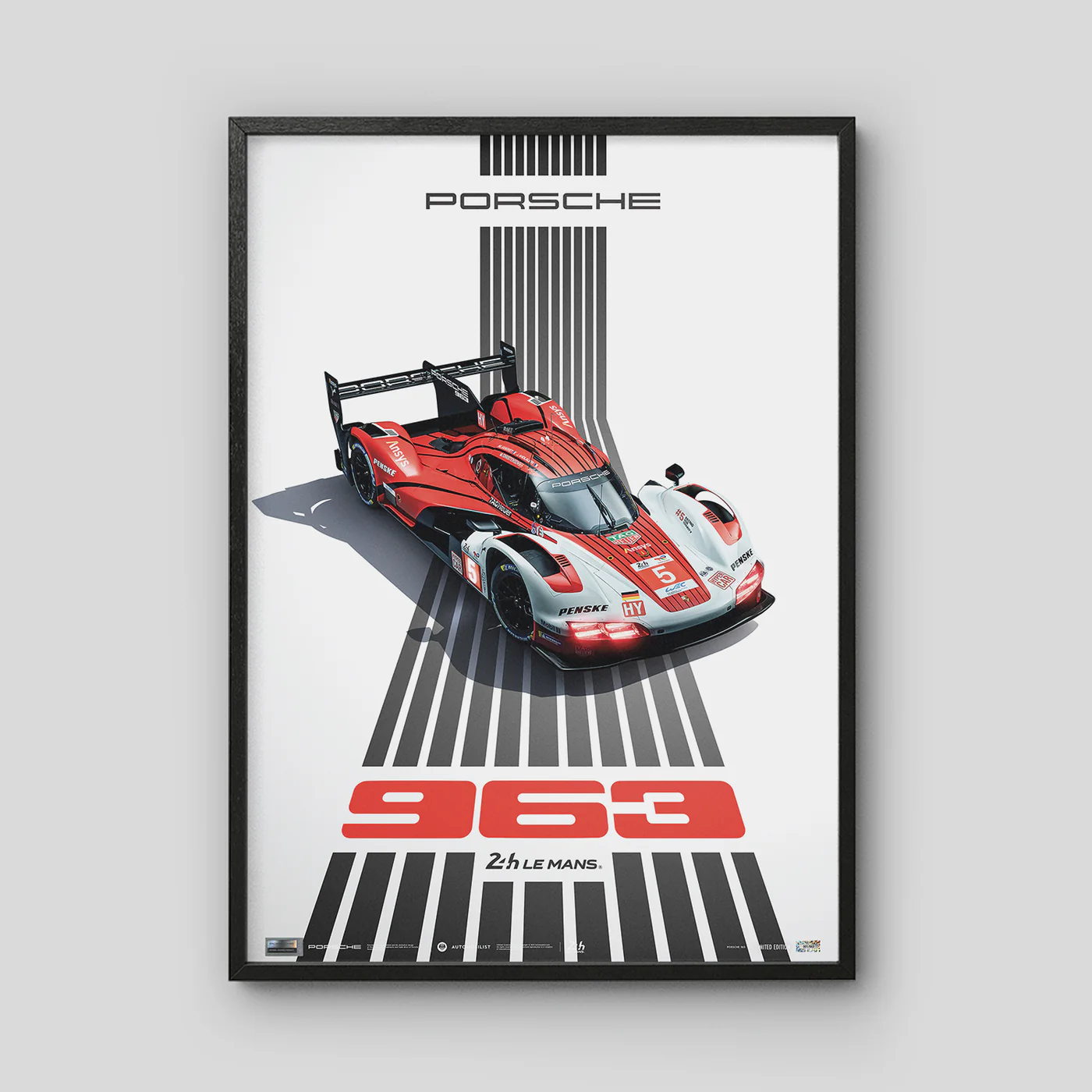 Automobilist | Porsche 963 24h of Le Mans 2025 Official Poster-Poster-Automobilist-gpx-store