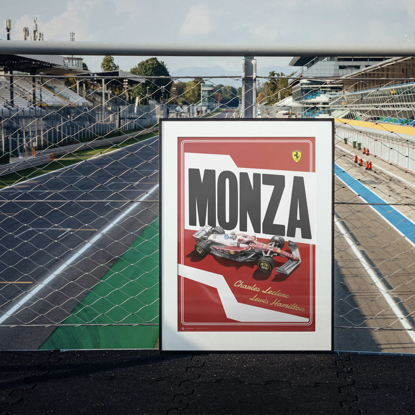 Automobilist | Scuderia Ferrari HP - SF-25 Monza special livery 2025 Official Poster-Poster-Automobilist-gpx-store