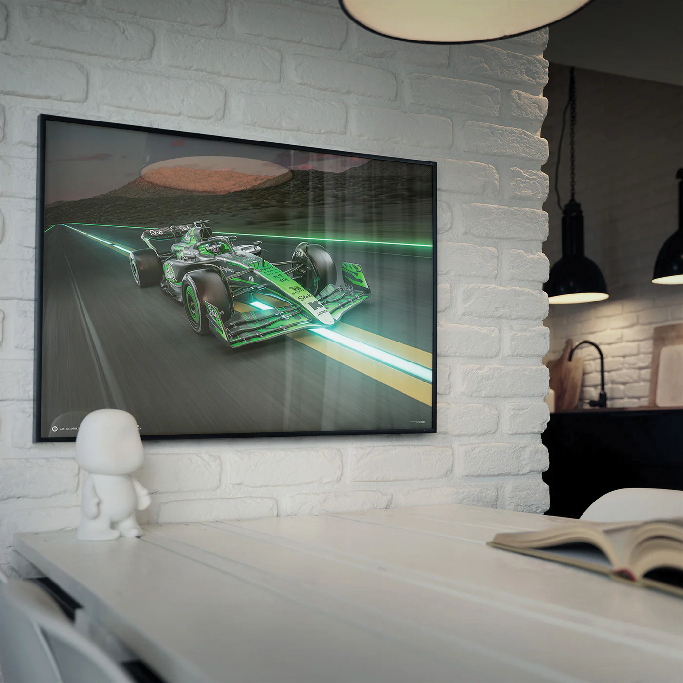 Automobilist | Stake F1 Team Kick Sauber - Las Vegas 2024 Poster-Poster-Automobilist-gpx-store