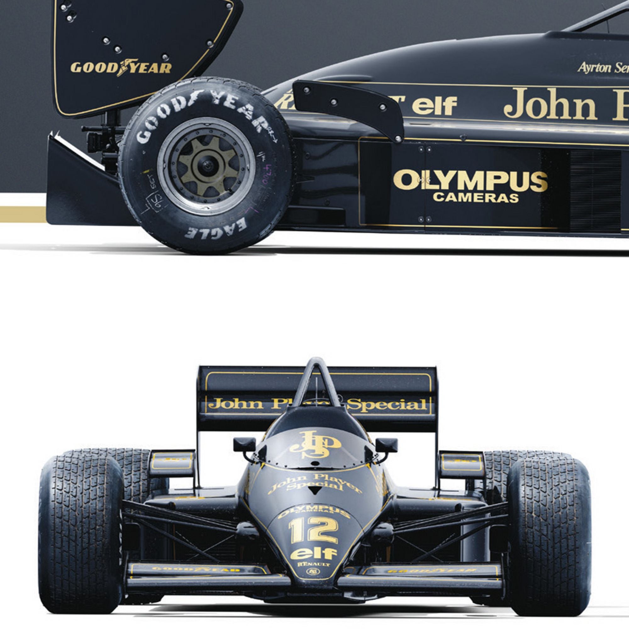 Automobilist | Team Lotus - Type 97T - Blueprint - 1985 | Limited Edition-Poster-Automobilist-gpx-store