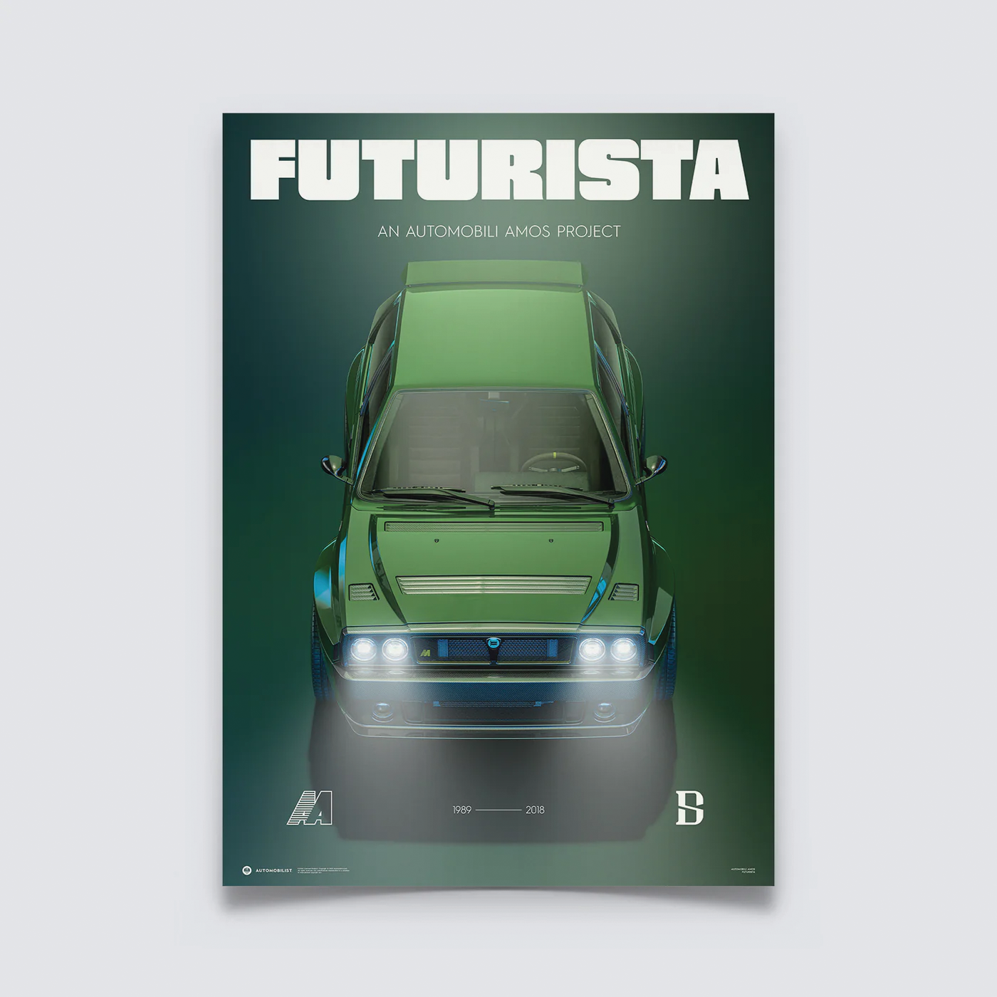 Automobilist x Automobili Amos | Futurista Official Poster-Poster-Automobilist-gpx-store