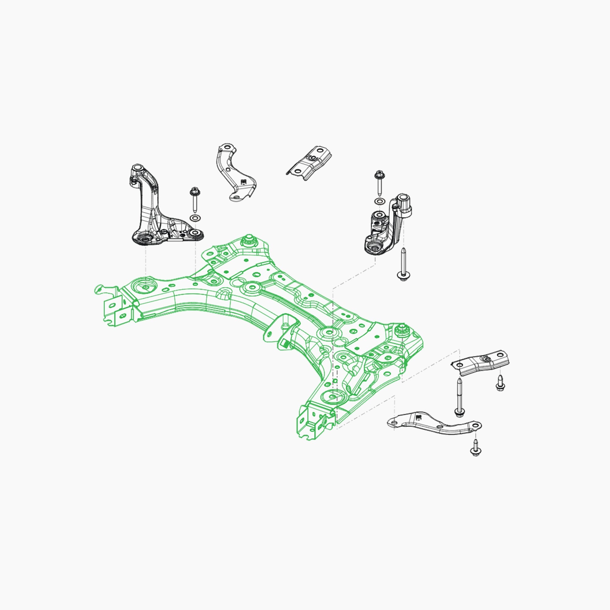 BJA0000001 - BERCEAU AV ASS-Spare Parts-Clio Cup Middle East-gpx-store