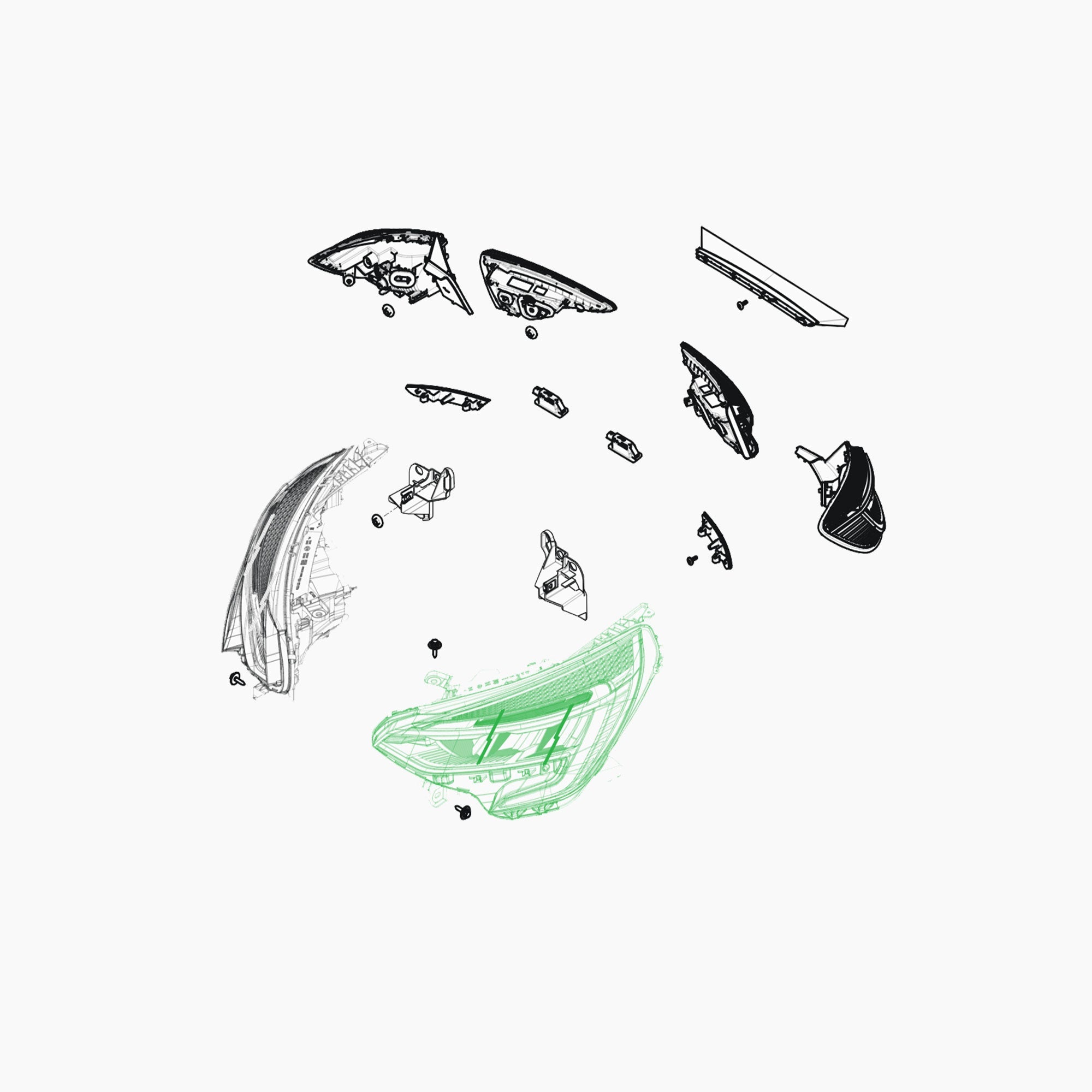 BJA0000038 - PROJECTEUR AVG-Spare Parts-Clio Cup Middle East-gpx-store