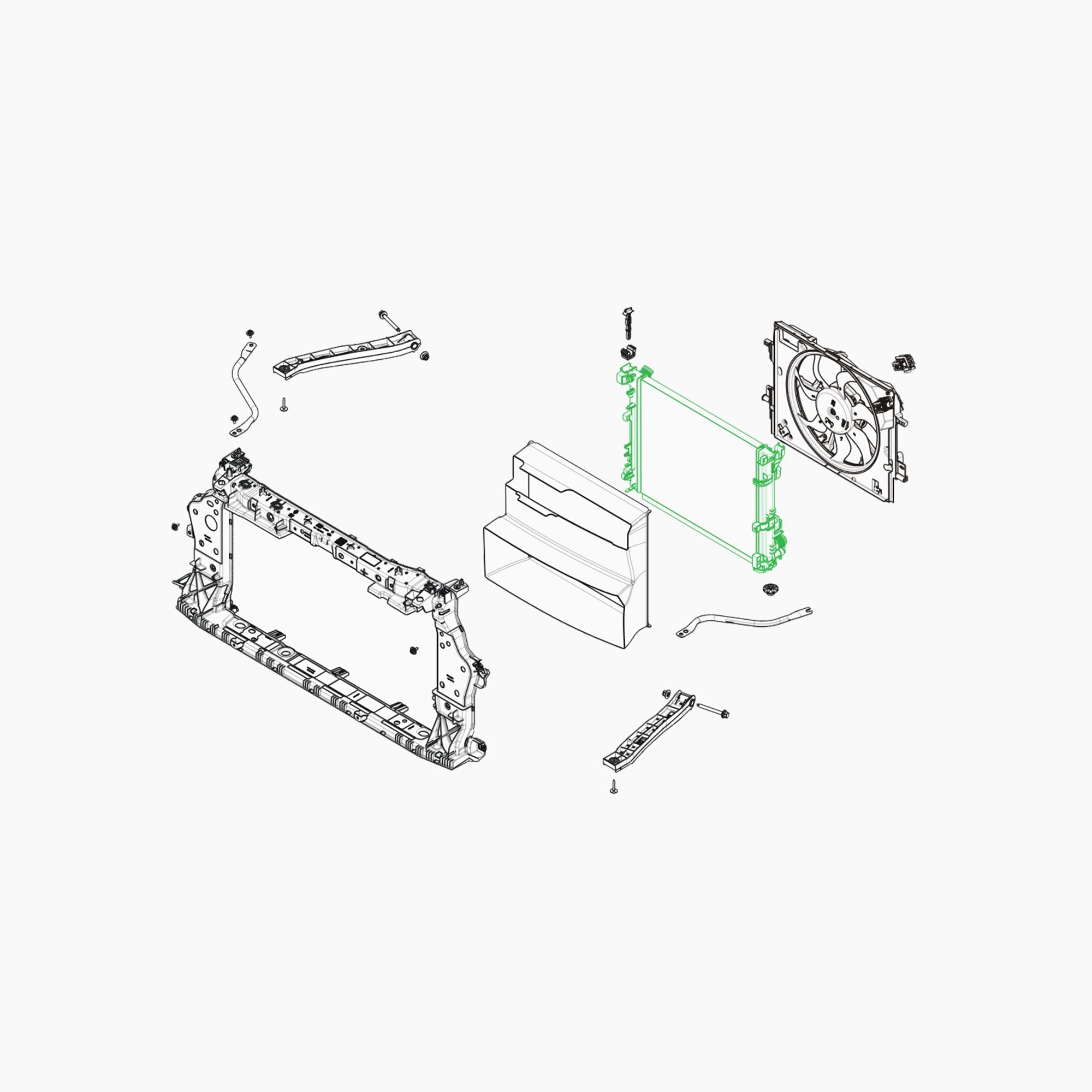 BJA0000073 - RADIATEUR MOTEUR-Spare Parts-Clio Cup Middle East-gpx-store