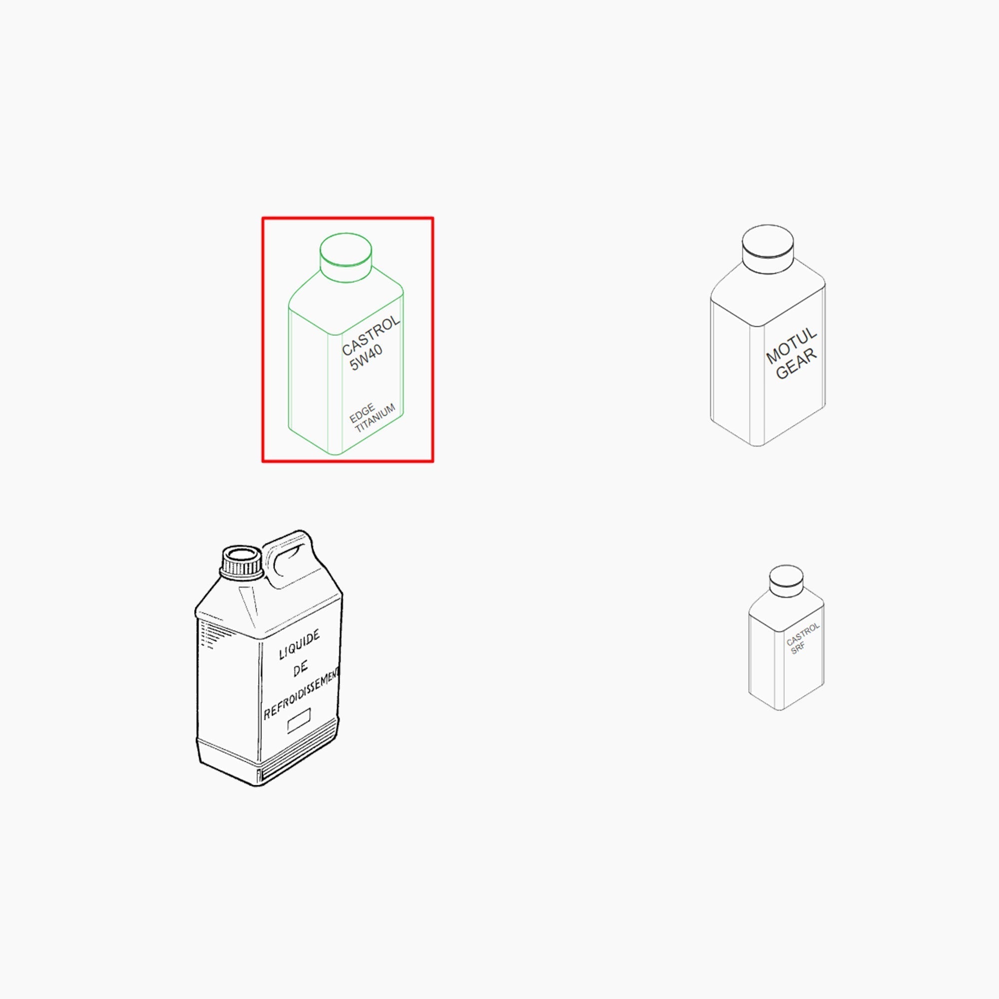 BJA0000259 - HUILE MOTEUR 5W40 BIDON 5L-Spare Parts-Clio Cup Middle East-gpx-store