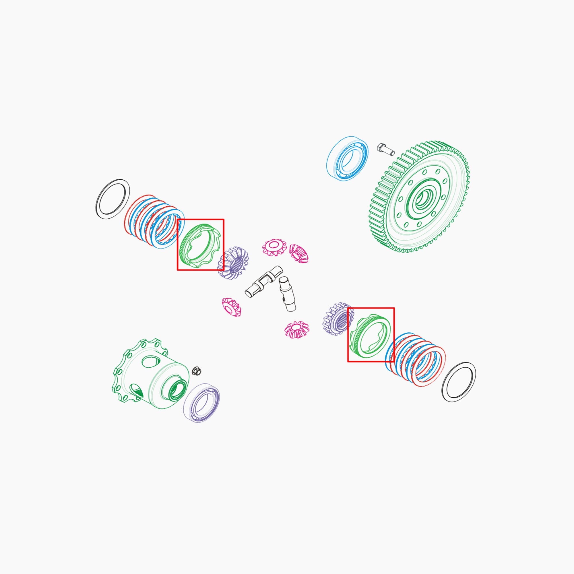 BJA0000389 - RAMPE 2 DIFFERENTIEL-Spare Parts-Clio Cup Middle East-gpx-store