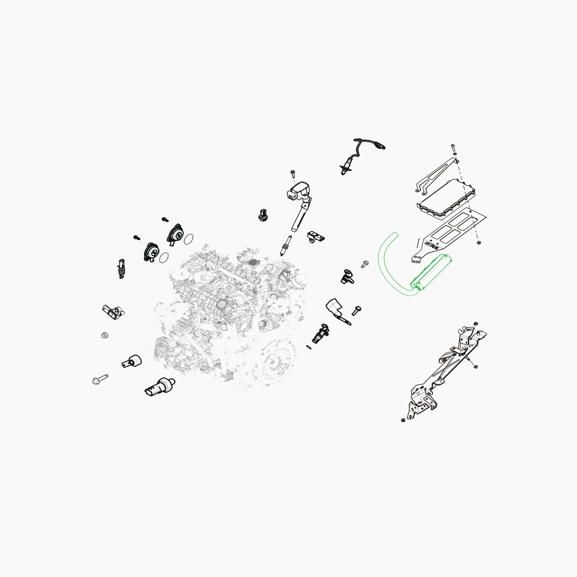 BJA0000418 - BRETELLE CABLEE ECU AVEC BRETELL-Spare Parts-Clio Cup Middle East-gpx-store