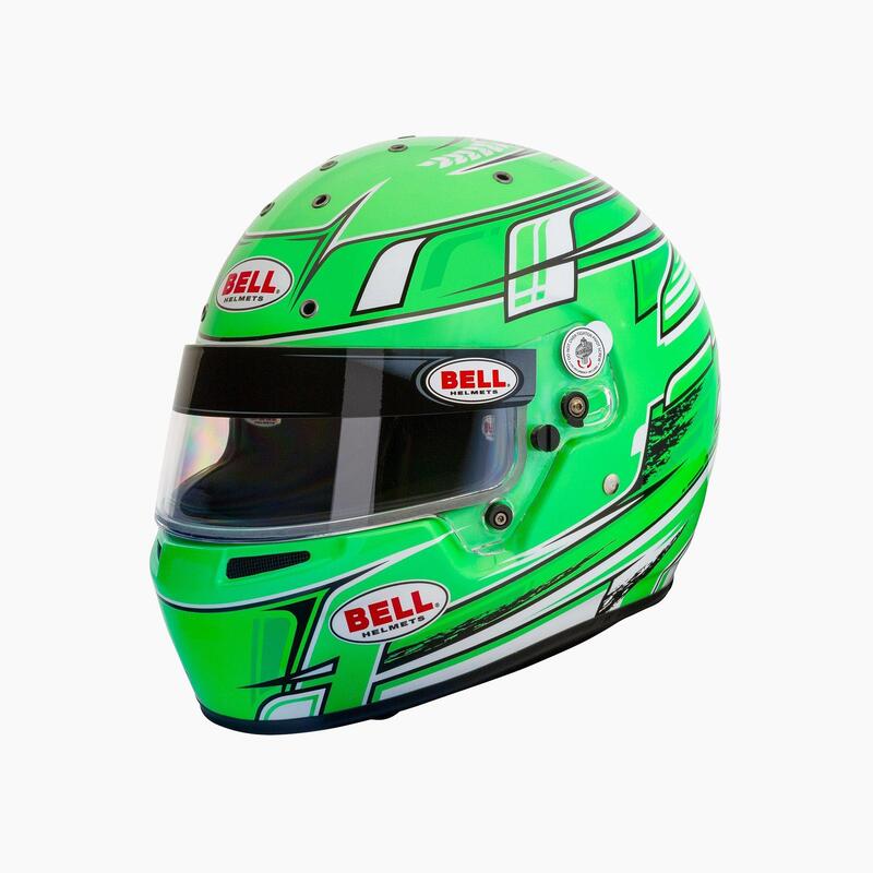 Bell Racing | KC7-CMR Champion Green Karting Helmet-Karting Helmet-Bell Racing-gpx-store