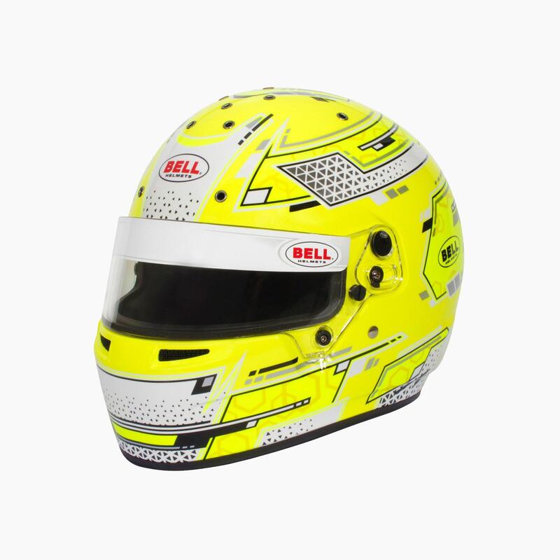 Bell Racing | RS7-K Stamina Yellow Karting Helmet-Karting Helmet-Bell Racing-gpx-store