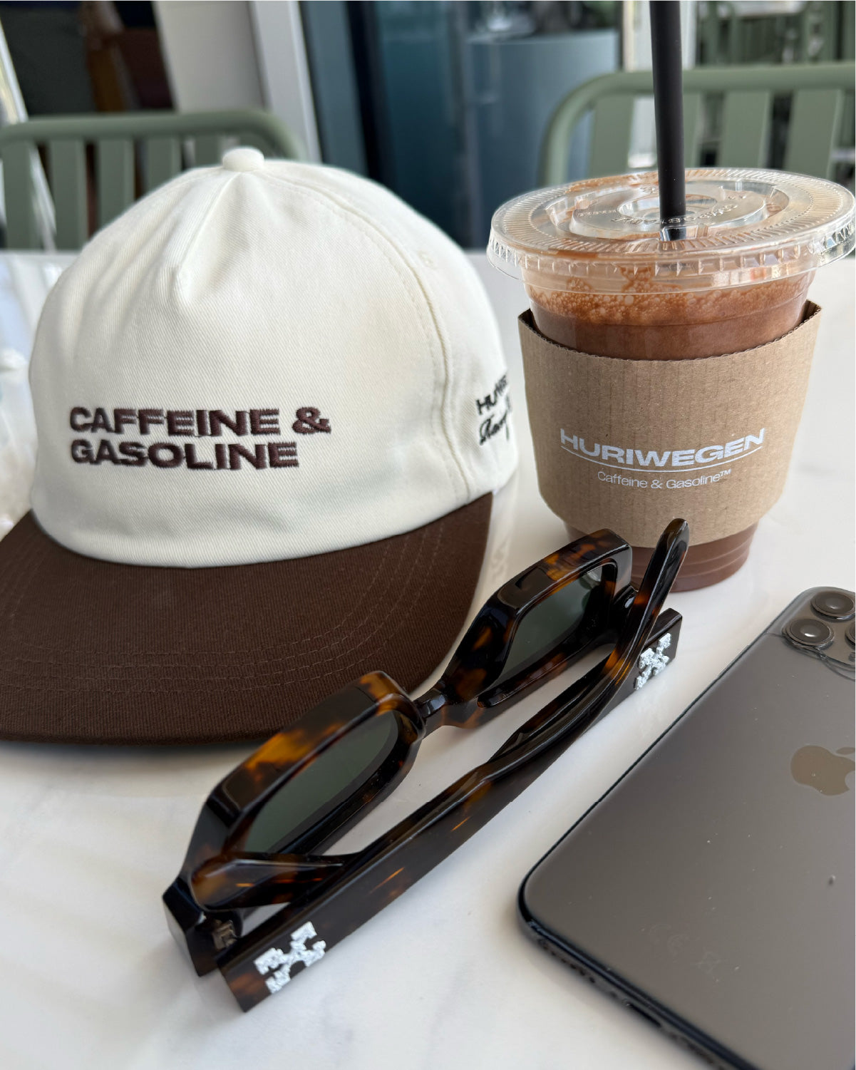 Huriwegen | Caffeine & Gasoline Coffee Brown Cap-Cap-Huriwegen-gpx-store