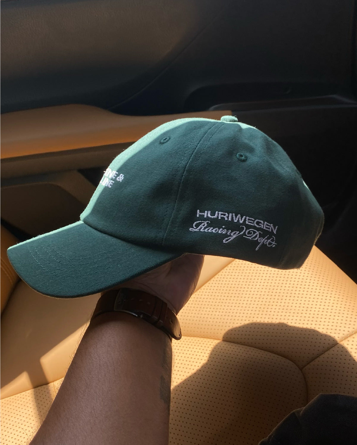 Huriwegen | Caffeine & Gasoline Green Cap-Cap-Huriwegen-gpx-store