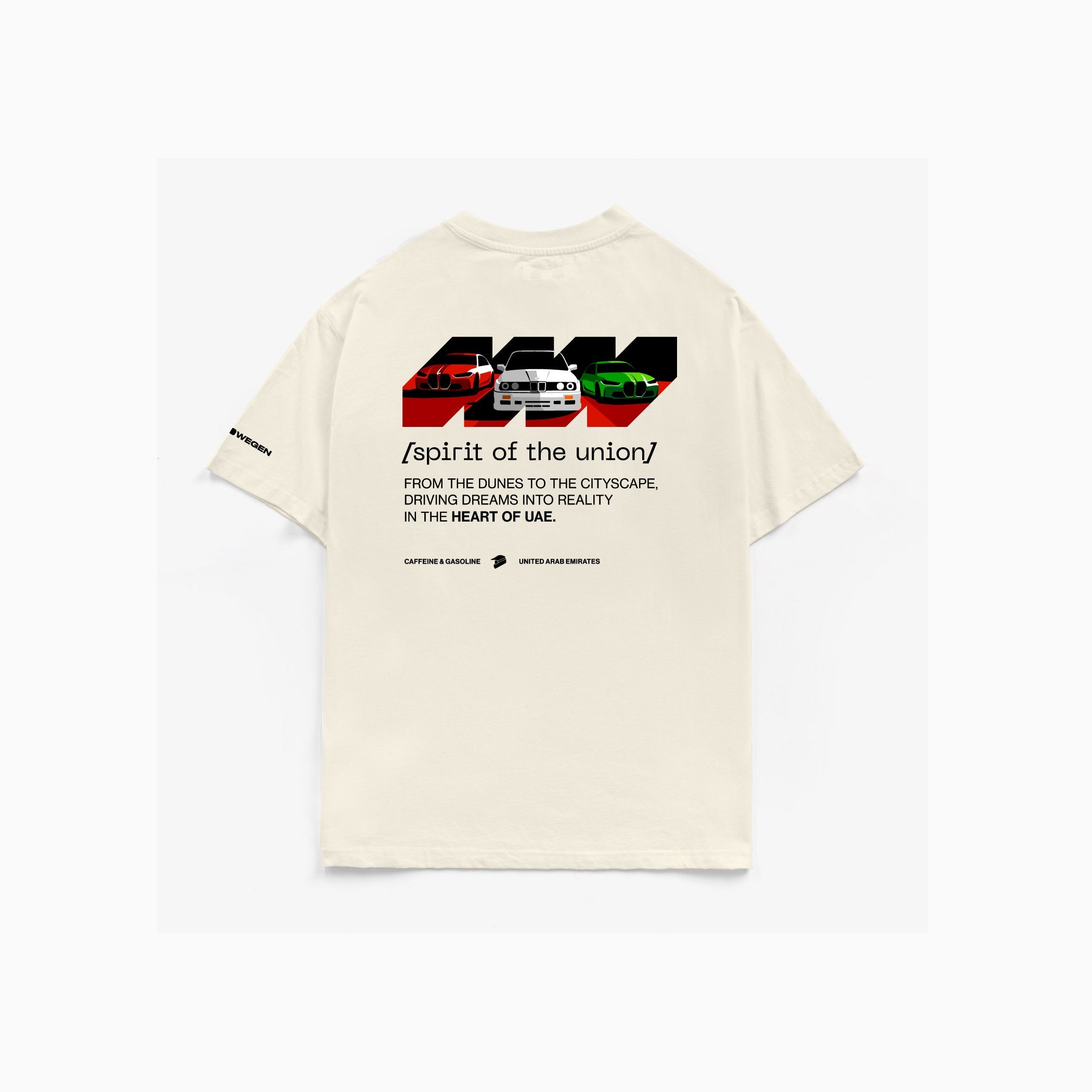 Huriwegen | HW UAE National Day BMW Oversized T-Shirt-T-Shirt-Huriwegen-gpx-store