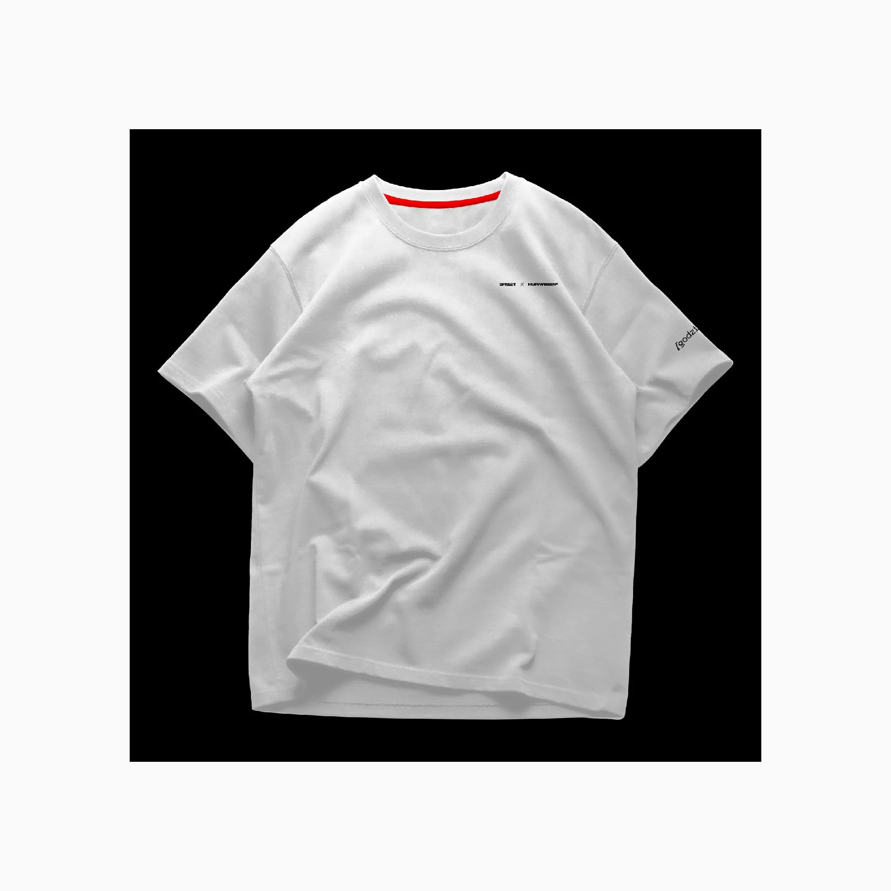 Huriwegen x OFFSET Collaboration Oversized White T-Shirt-T-Shirt-Huriwegen-gpx-store