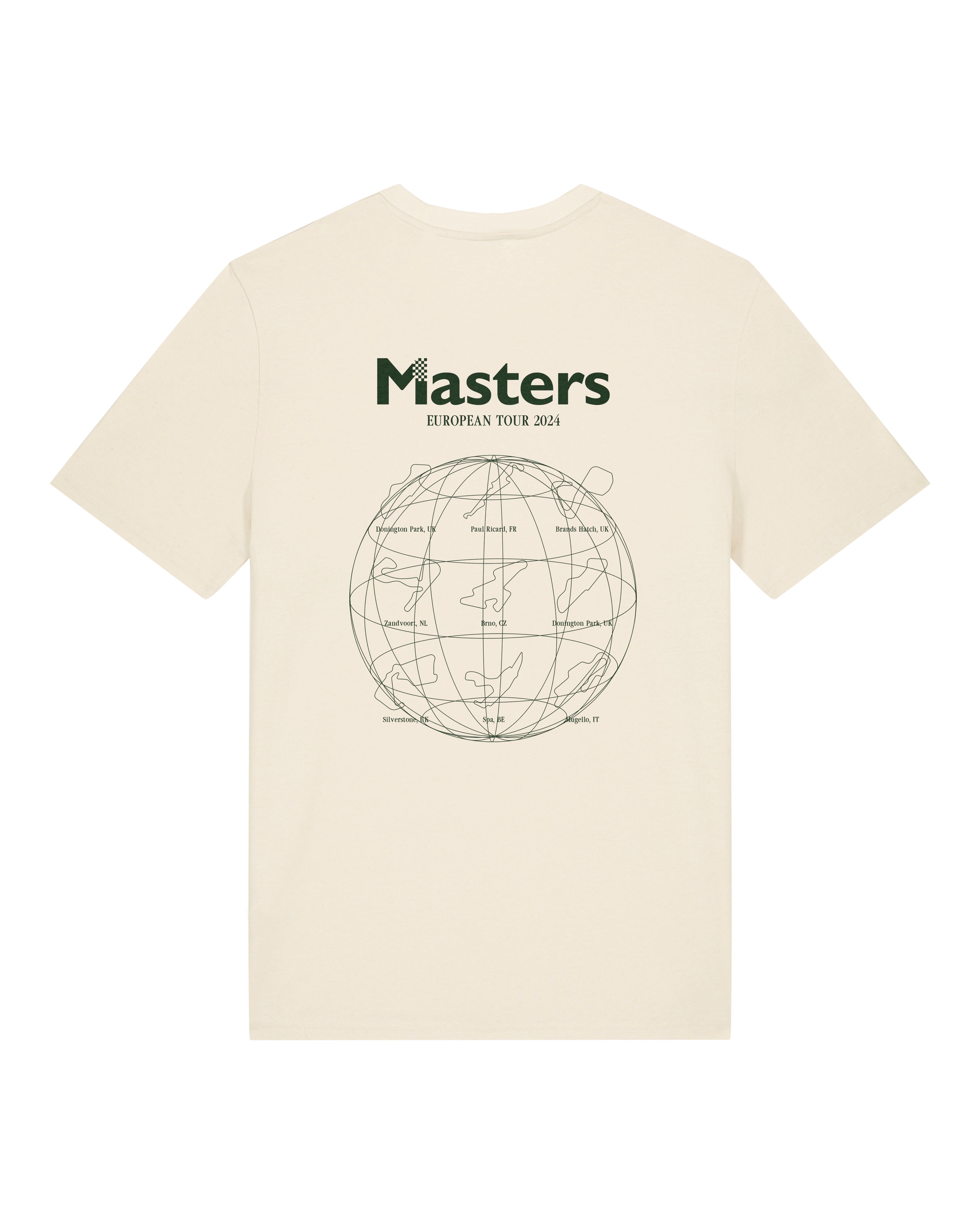 Masters Historic Racing | 2024 Tour T-Shirt - Raw Natural-Masters Historic Racing-gpx-store