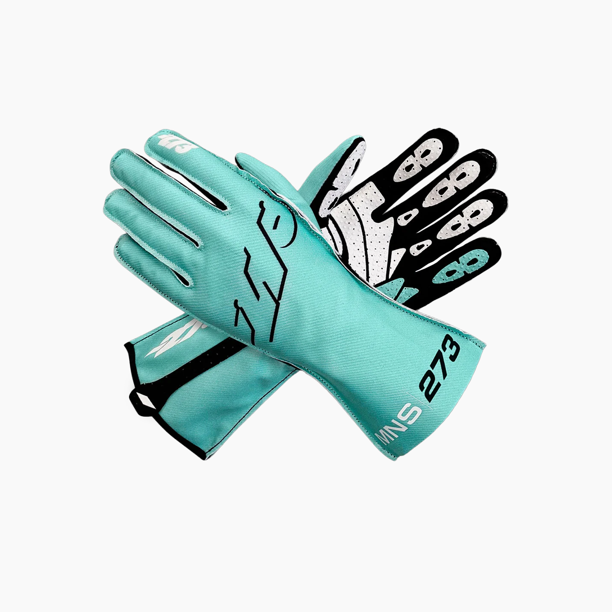 Minus 273 | MNS-1 Hyper-Turquoise Karting Gloves-Karting Gloves-Minus 273-gpx-store