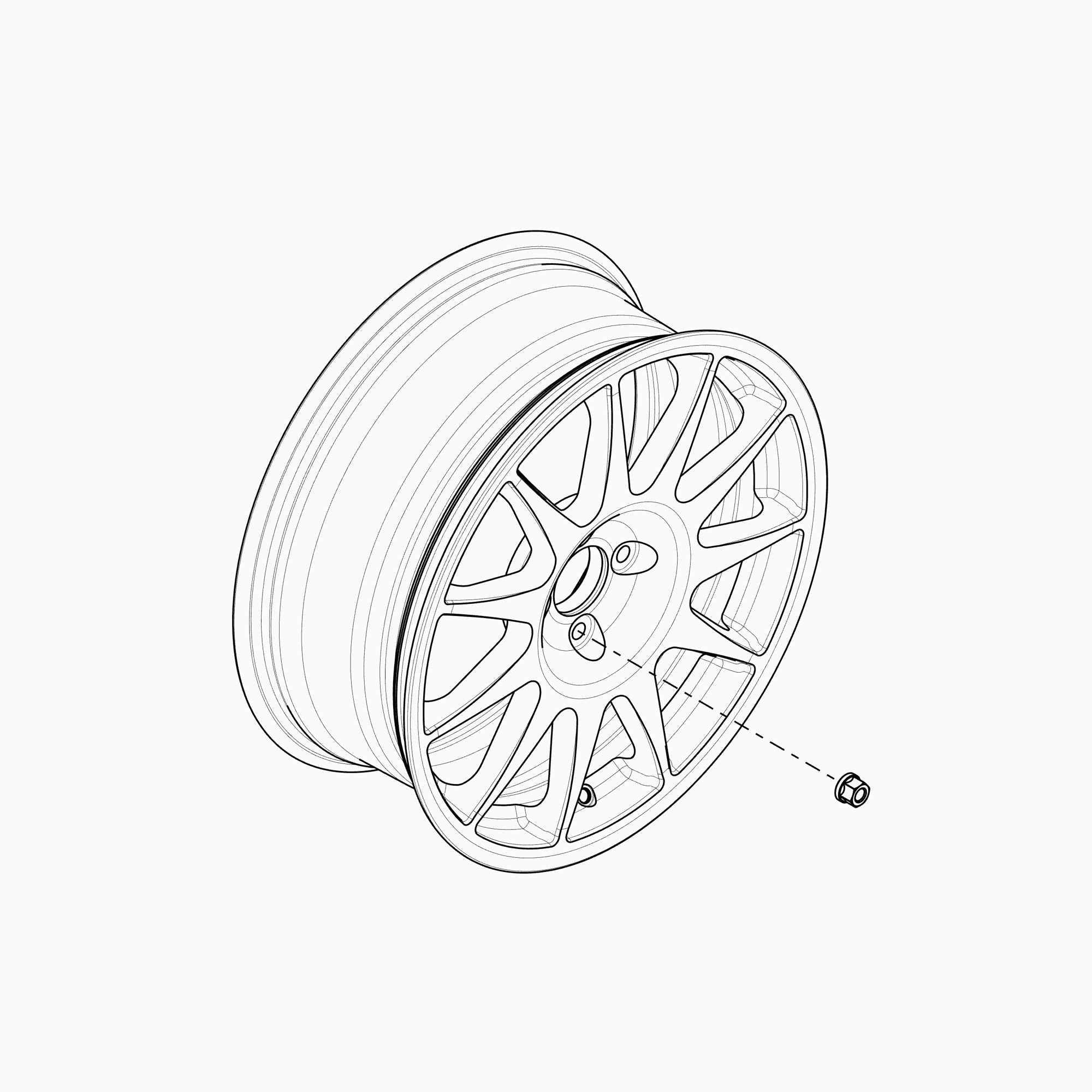 OCIK245075 - JANTE CUP 17 (1 PIECE)-Spare Parts-Clio Cup Middle East-gpx-store