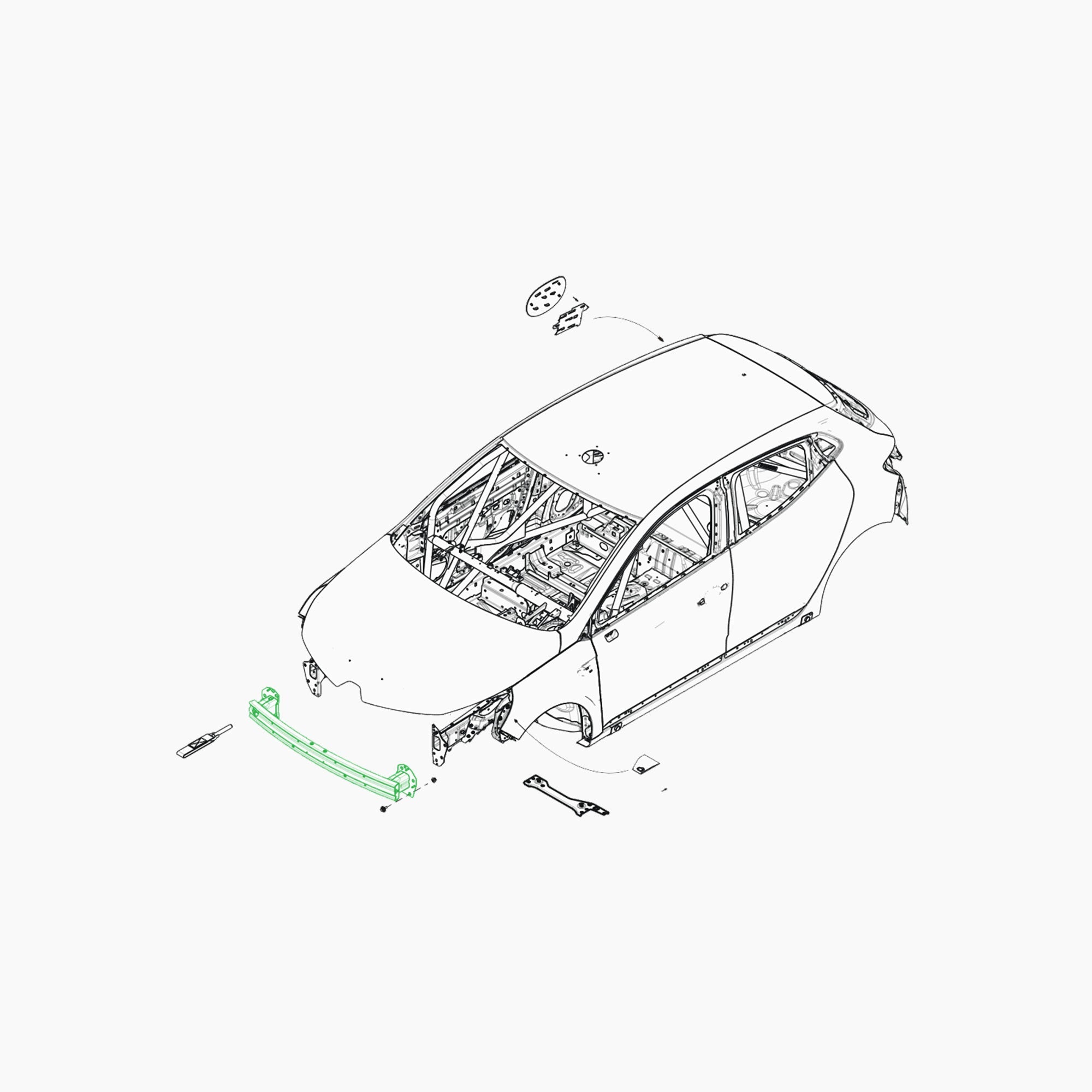 OCIM01357W - TRAVERSE EXTREME AVANT MODIFIÉ-Spare Parts-Clio Cup Middle East-gpx-store