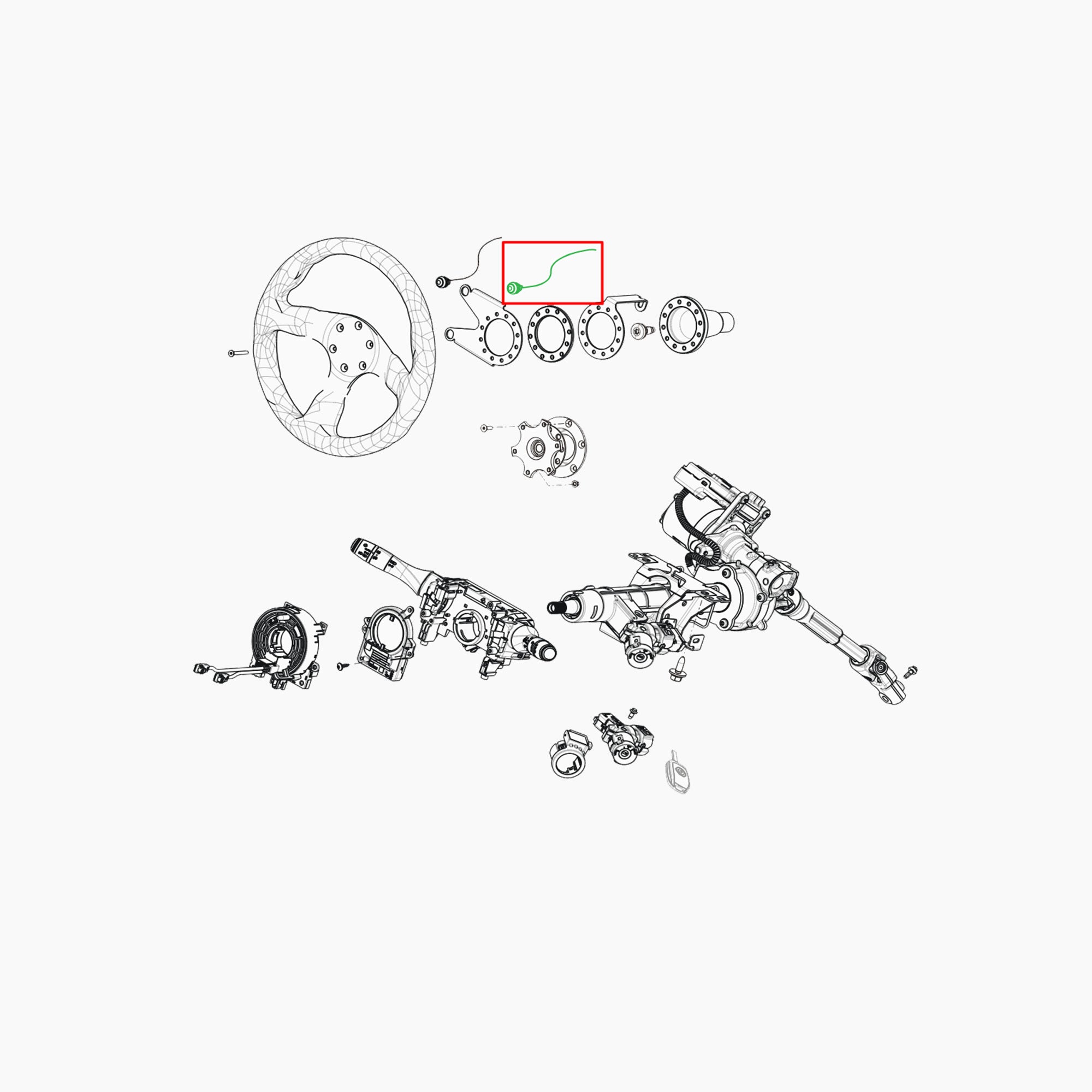 OCIM01W49F - FAISCEAU PIT LIMITER SWITCH-Spare Parts-Clio Cup Middle East-gpx-store