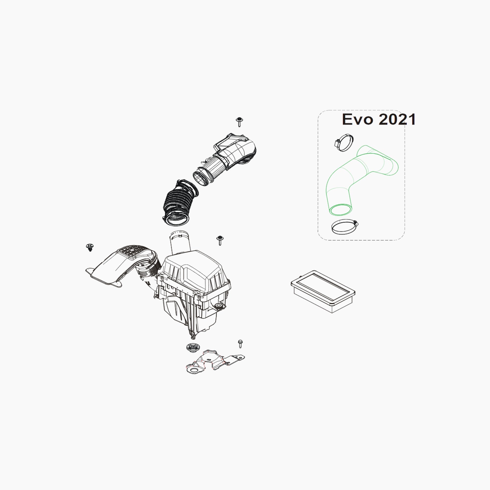 OCIM09BEAC - TUYAU SILICONE BTE A AIR TURBO-Spare Parts-Clio Cup Middle East-gpx-store