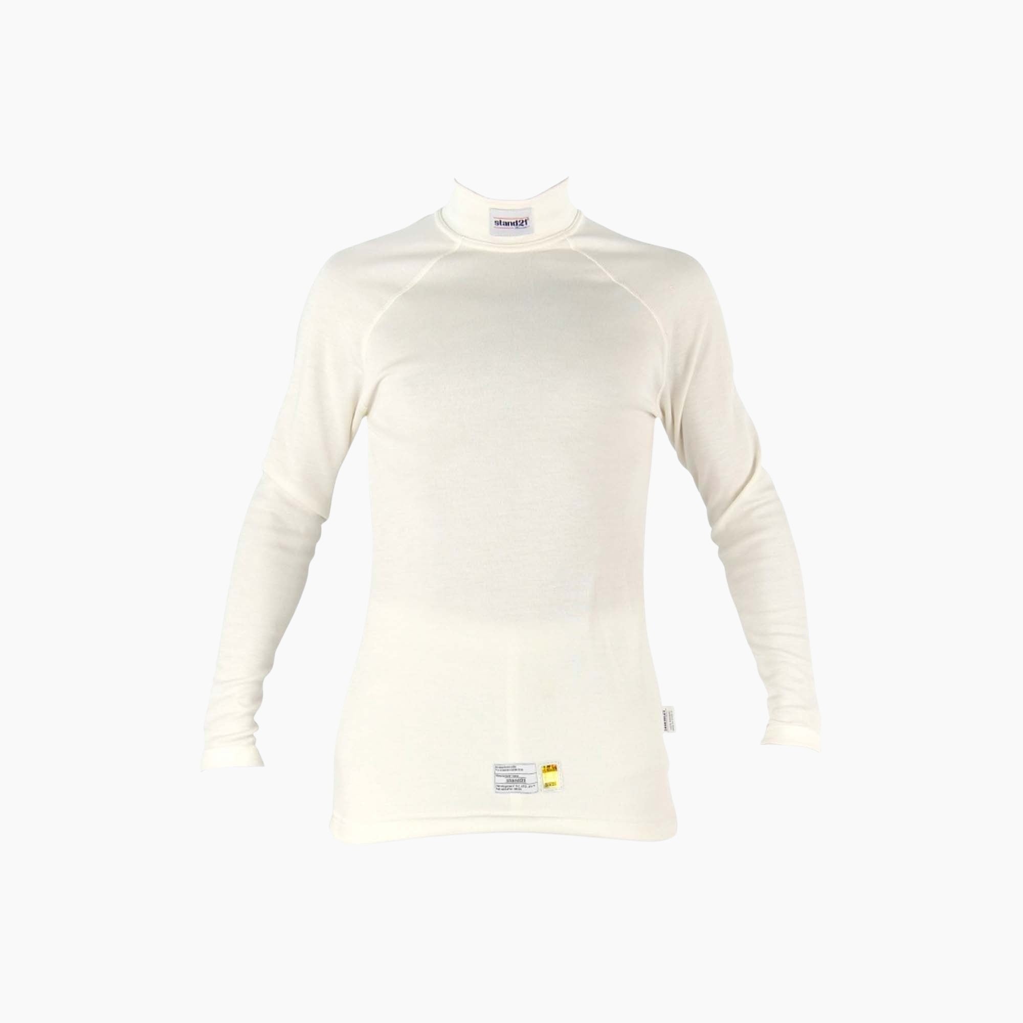 Stand 21 | Underwear Long Sleeve Top White-Racing Underwear-STAND 21-gpx-store