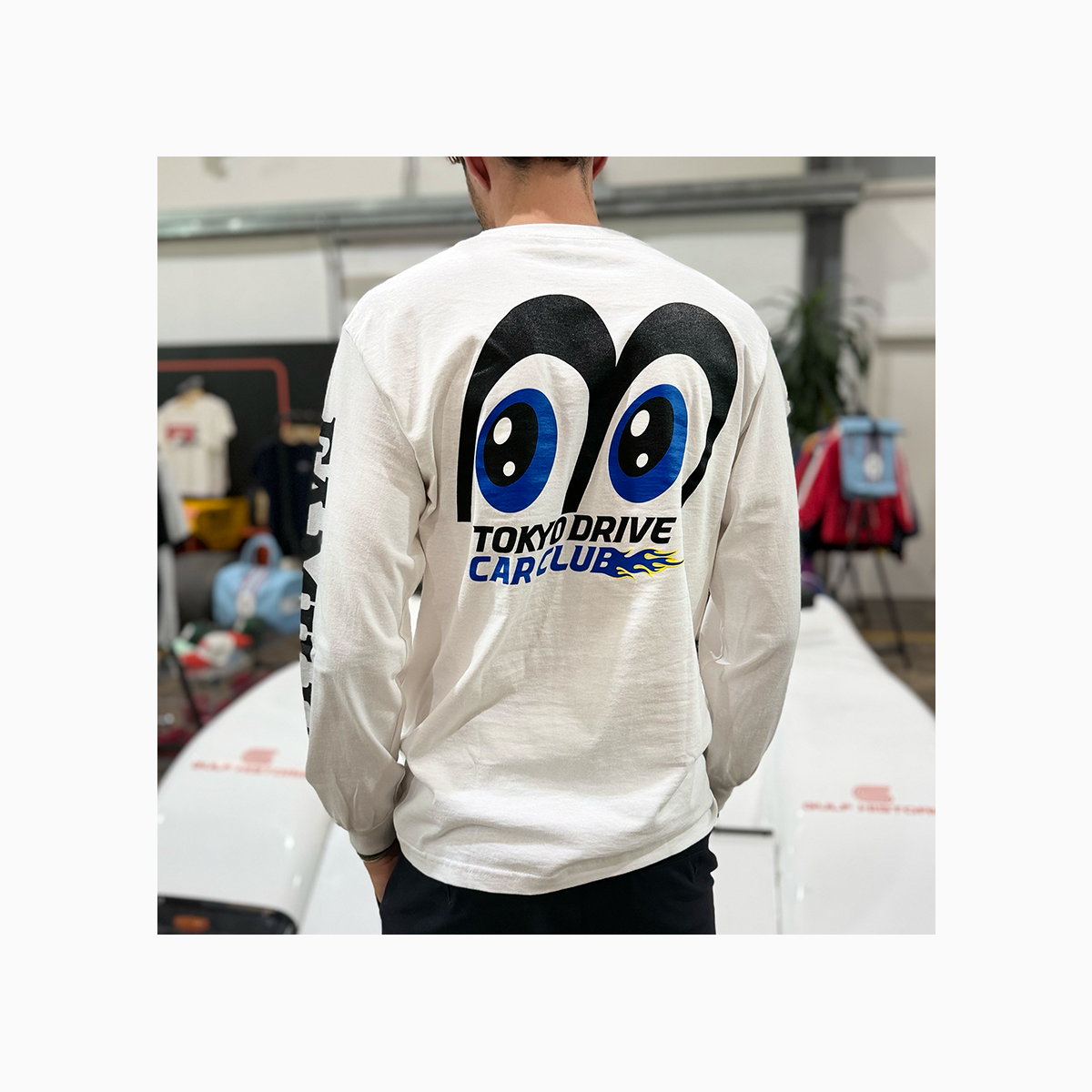 Tokyo Drive Car Club | Eyeballs Long Sleeve T-Shirt-T-Shirt-Tokyo Drive Car Club-gpx-store