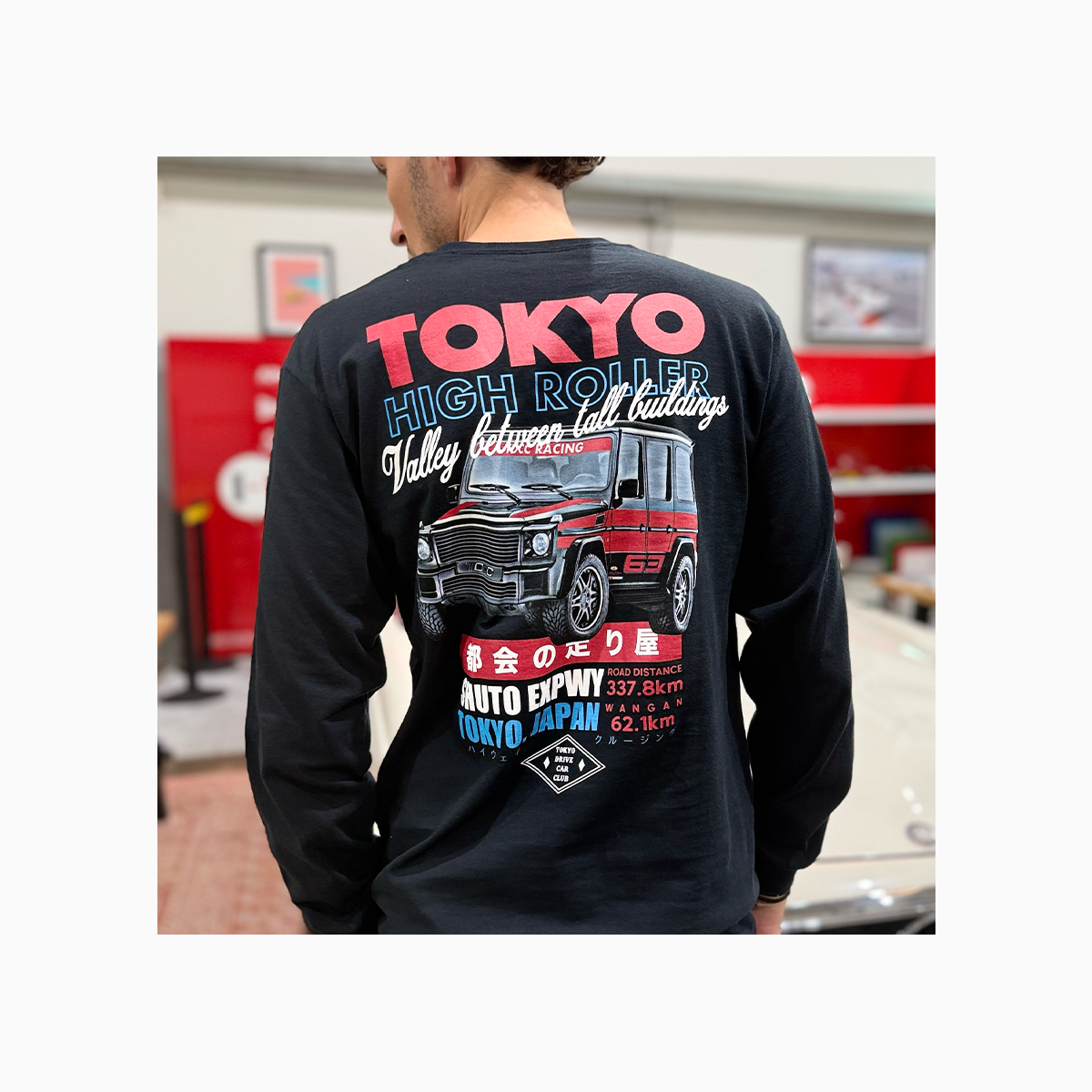Tokyo Drive Car Club | G-Wagon High Roller Long Sleeve T-Shirt-T-Shirt-Tokyo Drive Car Club-gpx-store