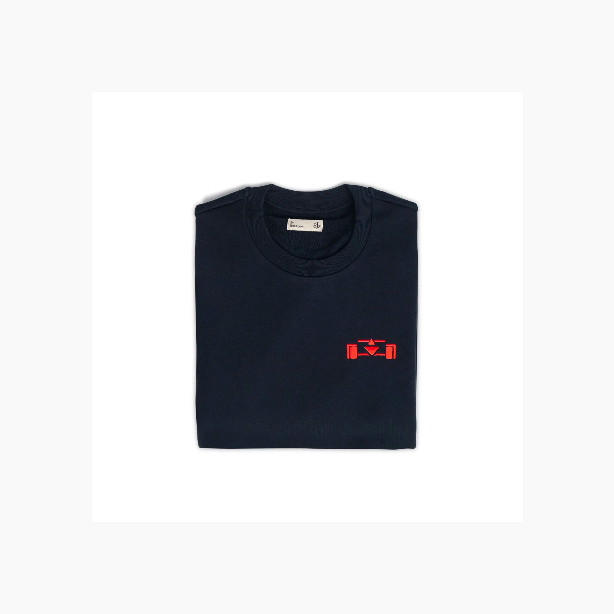 8JS | Drivers Club Crewneck Navy Sweatshirt-Sweatshirt-8JS-gpx-store