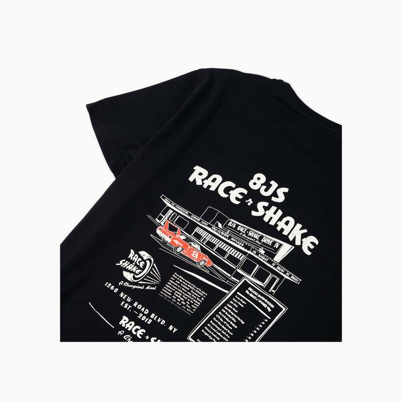 8JS | Race N Shake Black T-shirt-T-Shirt-8JS-gpx-store