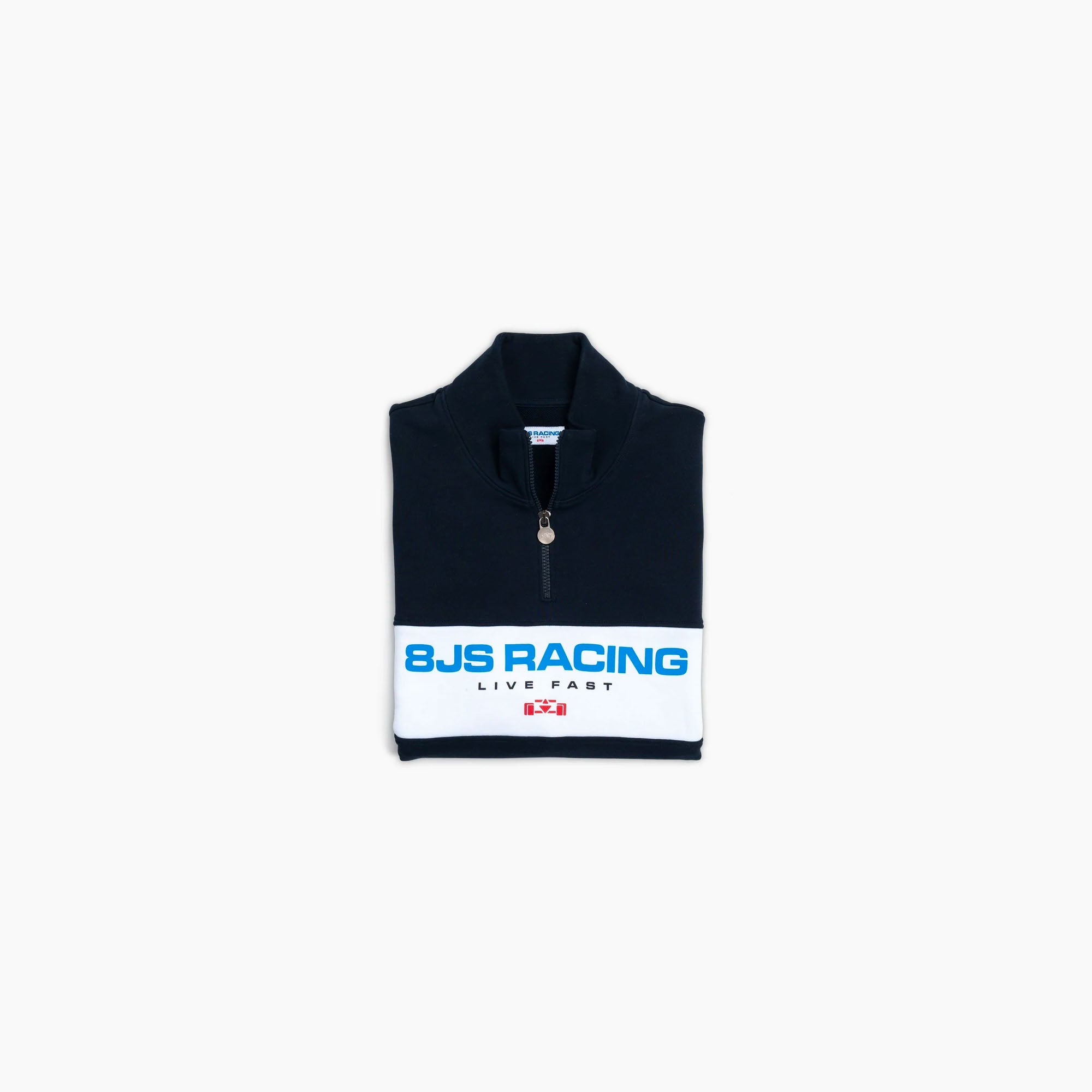 8JS | Racing Half Zip Navy Sweatshirt-Sweatshirt-8JS-gpx-store