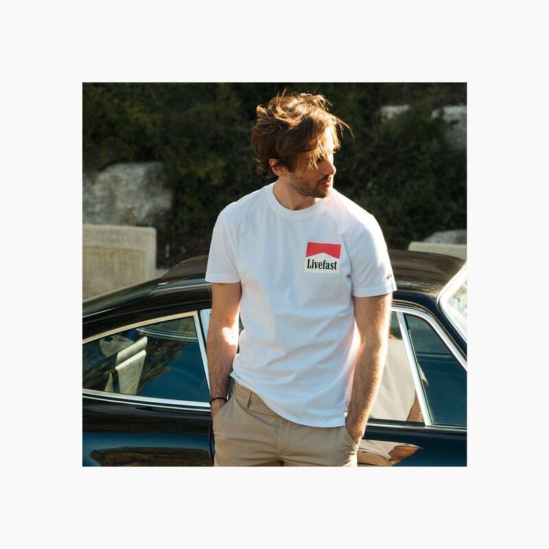 8JS | Vintage LiveFast White Washed T-Shirt-T-Shirt-8JS-gpx-store
