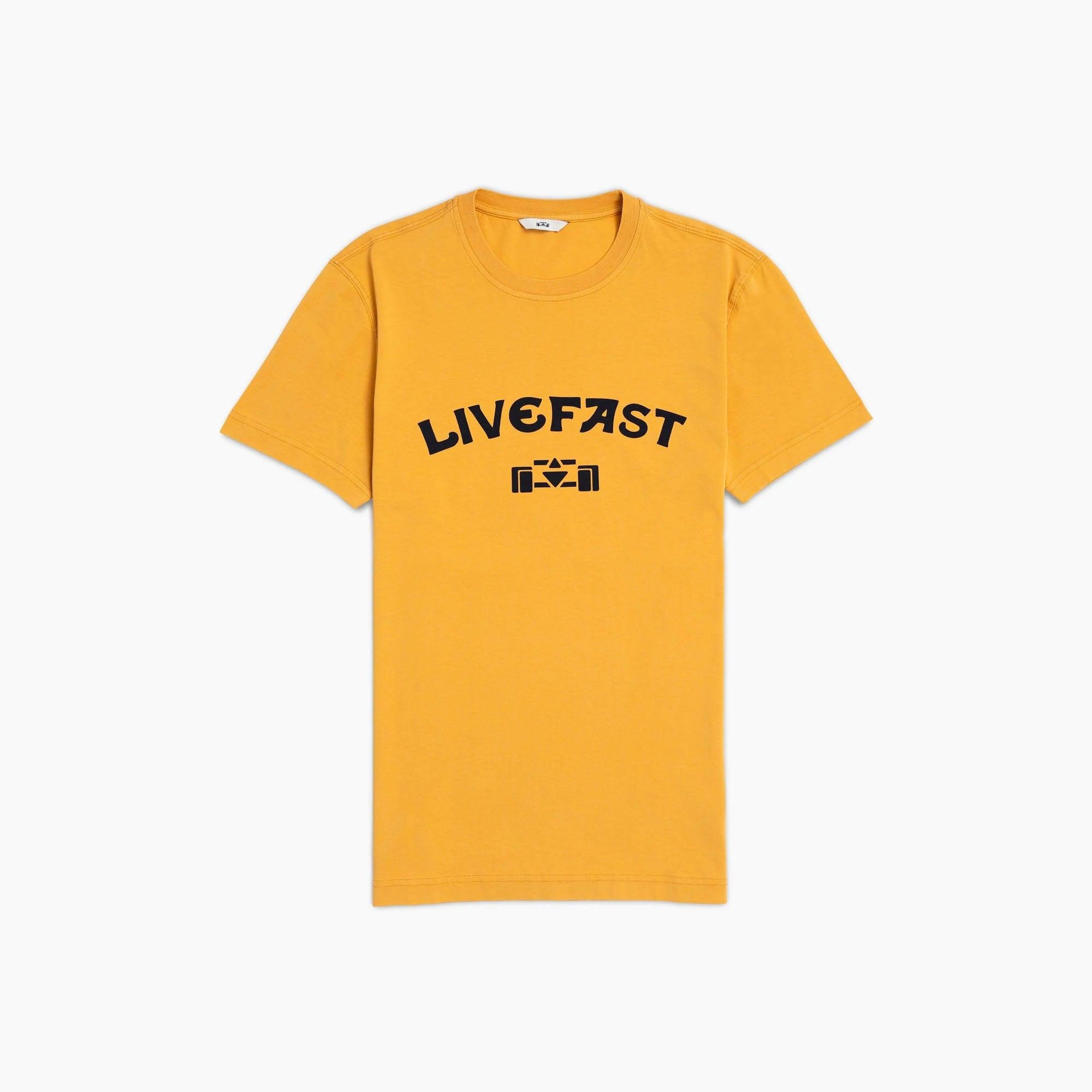 8JS | Vintage Trophy Yellow Washed T-Shirt-T-Shirt-8JS-gpx-store
