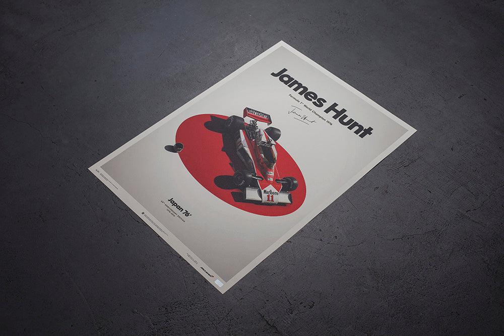 Automobilist | McLaren M23 James Hunt 1976 Japanese GP Limited Poster-Poster-Automobilist-gpx-store
