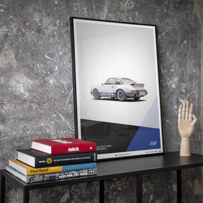 Automobilist | Porsche 911 RS White Limited Poster-Poster-Automobilist-gpx-store