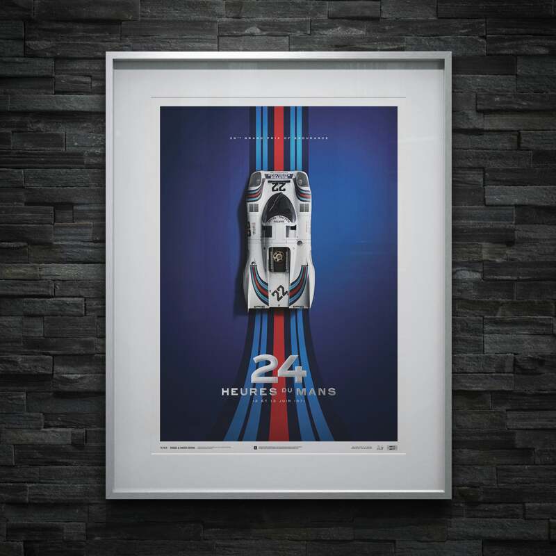 Automobilist | Porsche 917 Martini 1971 24H of Le Mans Collector's Edition Poster-Poster-Automobilist-gpx-store