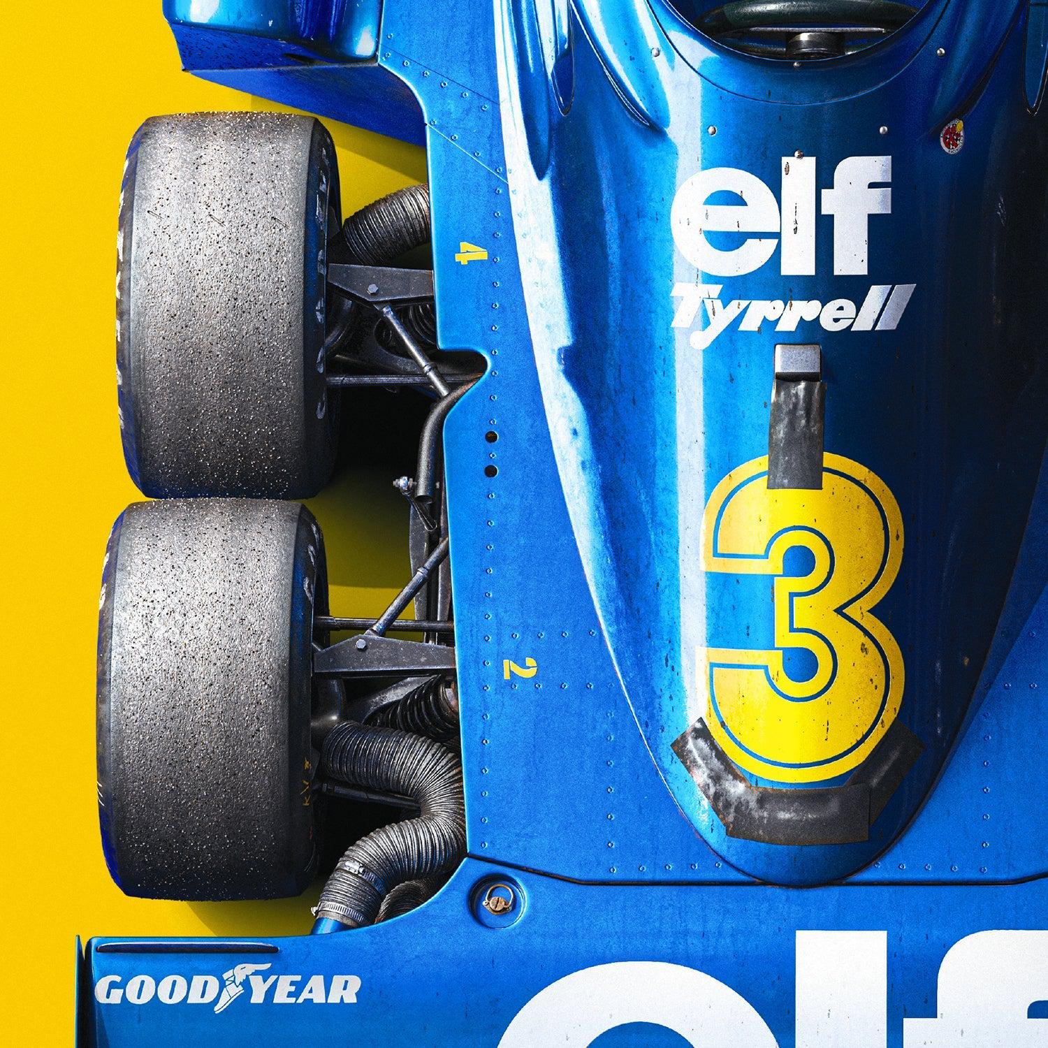 Automobilist | Tyrrell P34 Jody Schekter 1976 Swedish Grand Prix Limited Poster-Poster-Automobilist-gpx-store