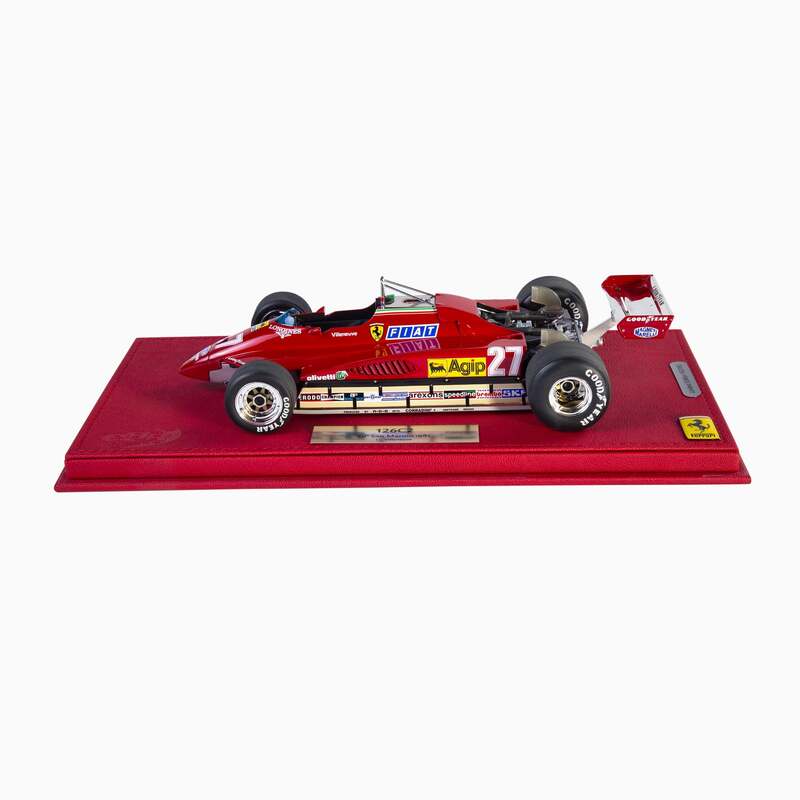 Ferrari 126C2 - 1982 San Marino GP - Villeneuve-Scale Model-GPX Store-gpx-store